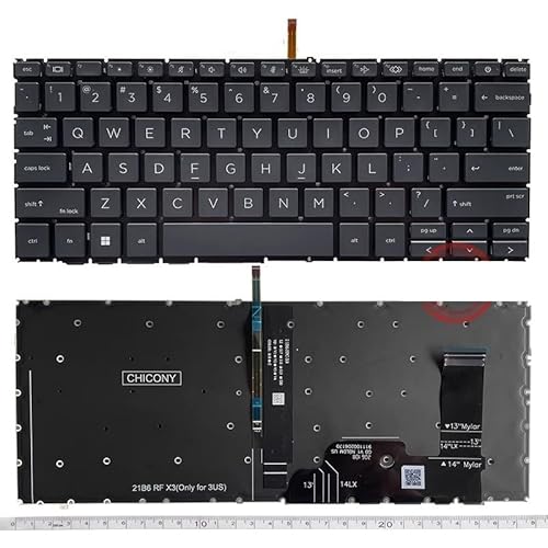 HP 840 830 G9 845 Zbook Firefly 14 1040 G10 �m�[�g�p�\�R���p US �L�[�{�[�h �o�b�N���C�g�t�� �������i(Black)