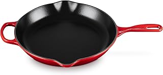 Le Creuset Enameled Cast Iron Signature Iron Handle Skillet, 11.75" (2-3/8 qt.), Cerise