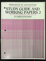 Principles of Accounting 1/e Study Guide and Working Papers Vol 2 0773047433 Book Cover