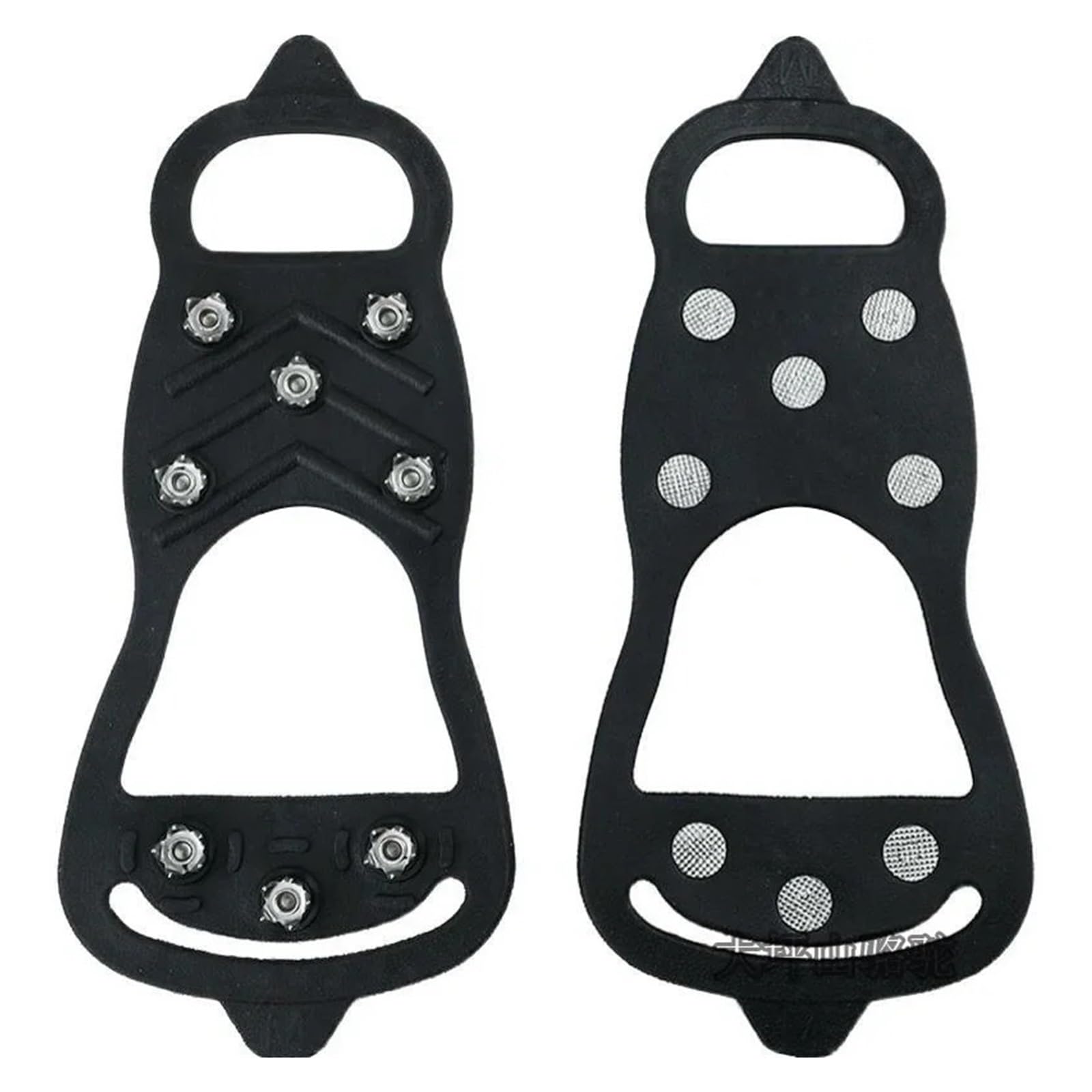 Anti-Rutsch-Spikes Klettersteigeisen, 5 Paar, 5/8-Zahn-Antirutschspikes for Outdoor-Aktivitäten Wie Bergsteigen, Schneewandern Und Skifahren