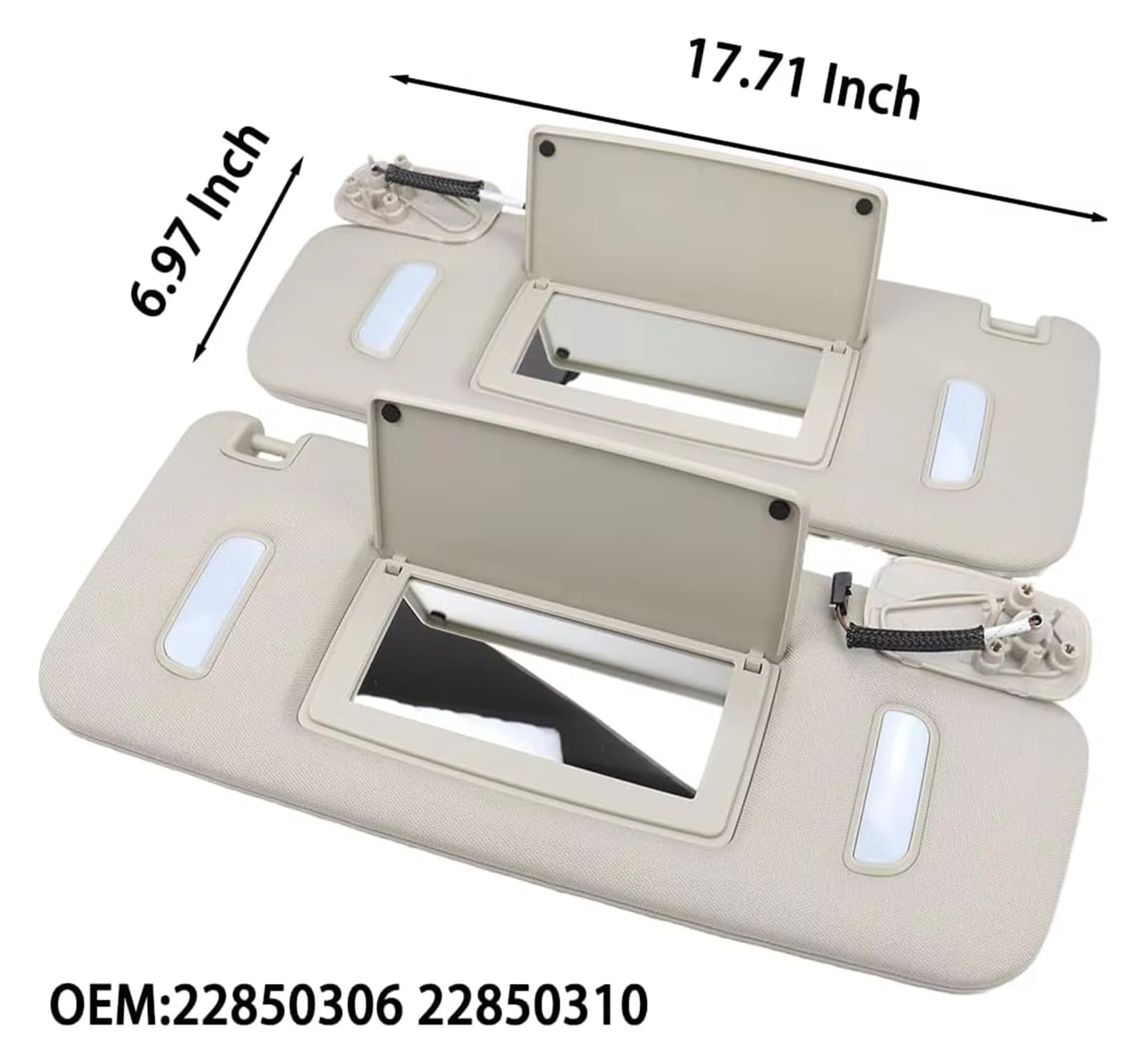 Frontscheibe Thermomatte Für Chevy Für Avalanche 2007–2013 Für Tahoe 2007–2014 Linker Fahrer und Sonnenblende auf der rechten Seite(Gray 1 Pair)