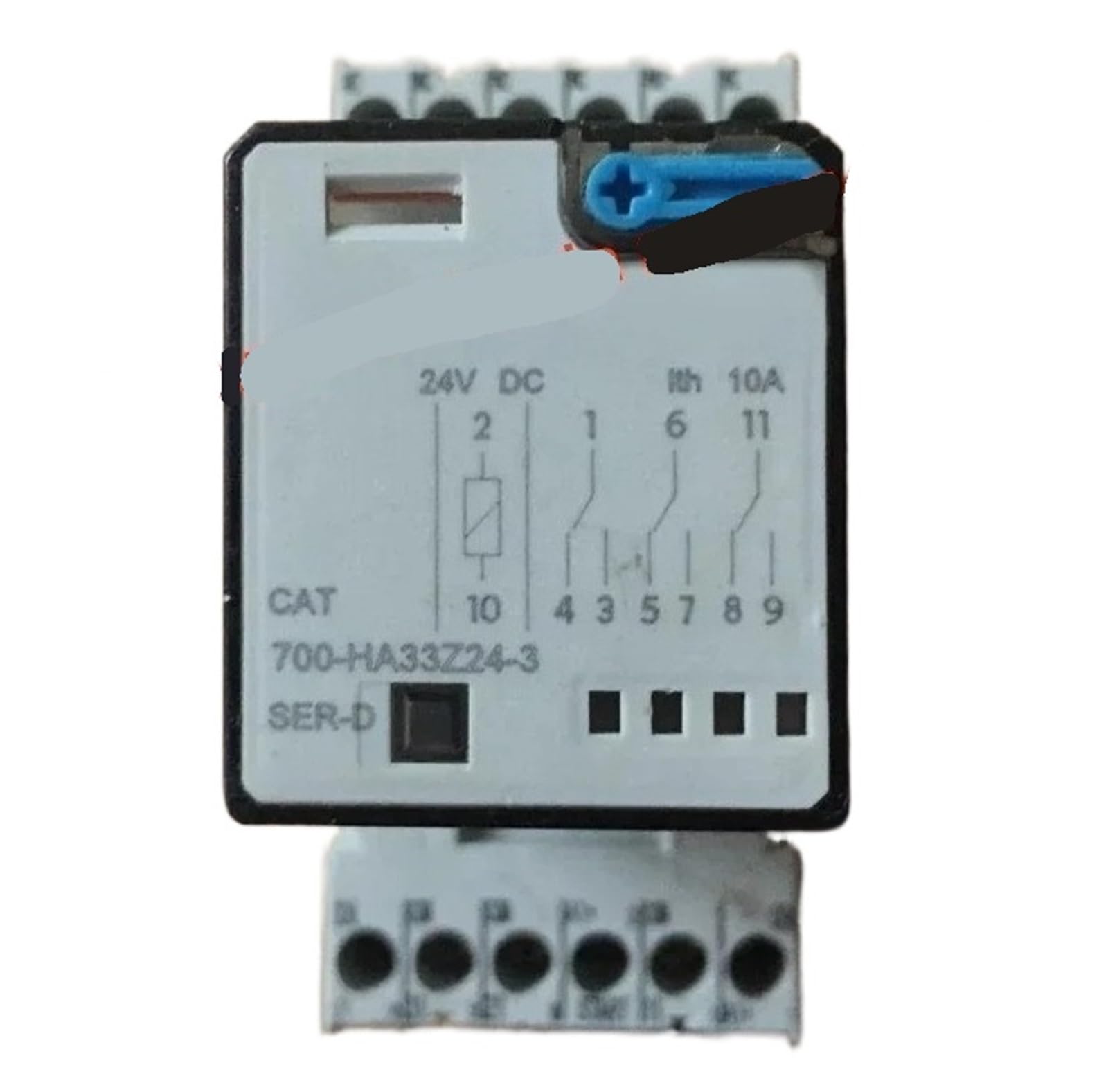 Relais 700-HA33Z24-3 miniature tripolaire embrochable 24V