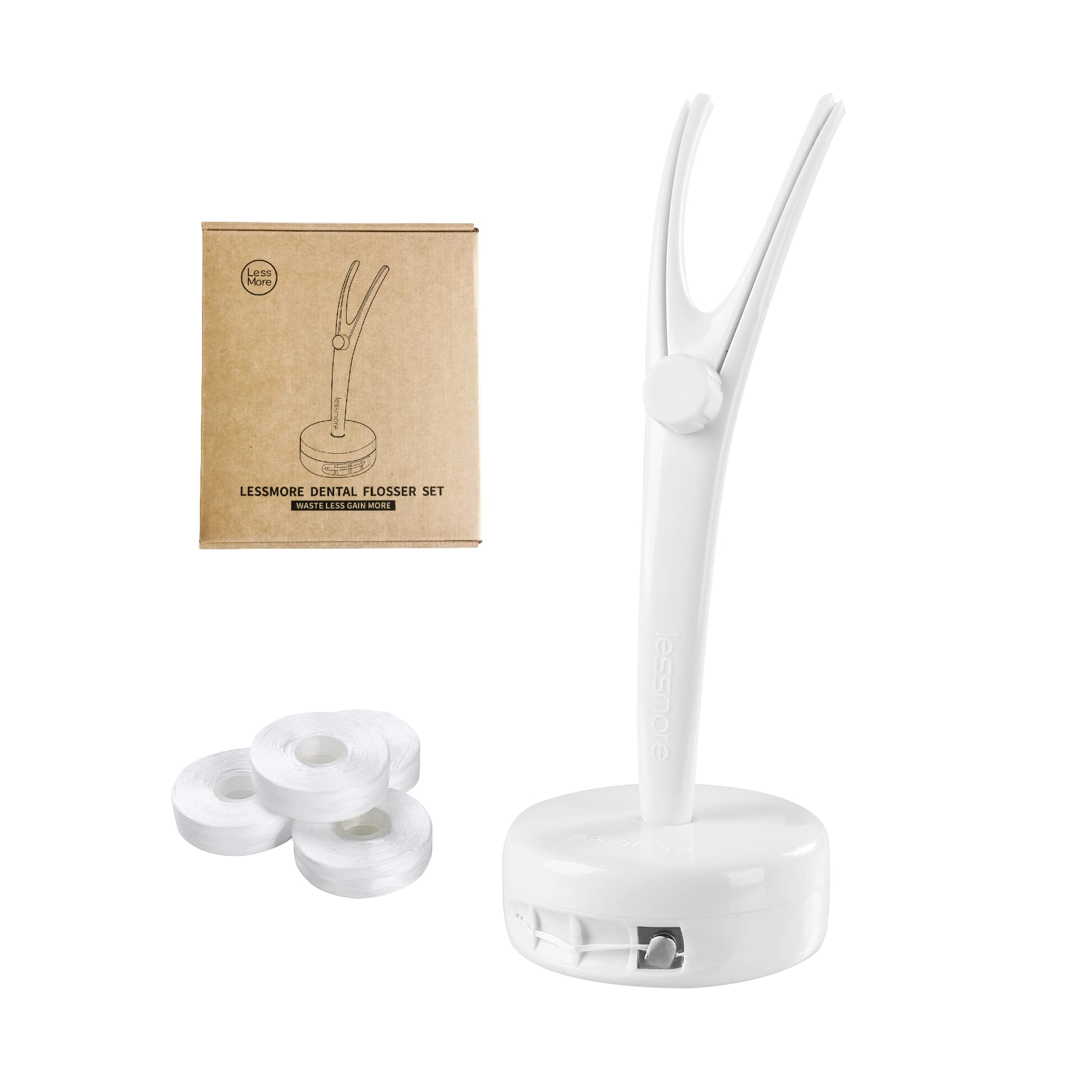 Buy EcoFriendly Lessmore Dental Floss Set for Teeth Floss Holder with