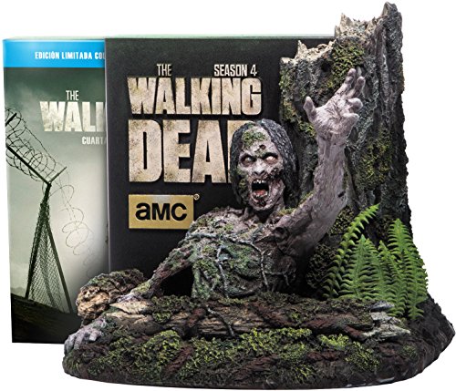 The Walking Dead (Complete Season 4) - 5-Disc Box Set & Tree Walker Figure ( The Walking Dead - Complete Season Four ) (Blu-Ray & DVD Combo) [ NON-USA FORMAT, Blu-Ray, Reg.B Import - Spain ]