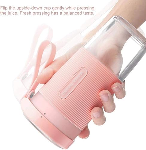 Miniatura 5 de Mini licuadora personal para licuar, licuadora de una sola porción, vaso exprimidor portátil, mezclador de energía eléctrica para frutas y verduras