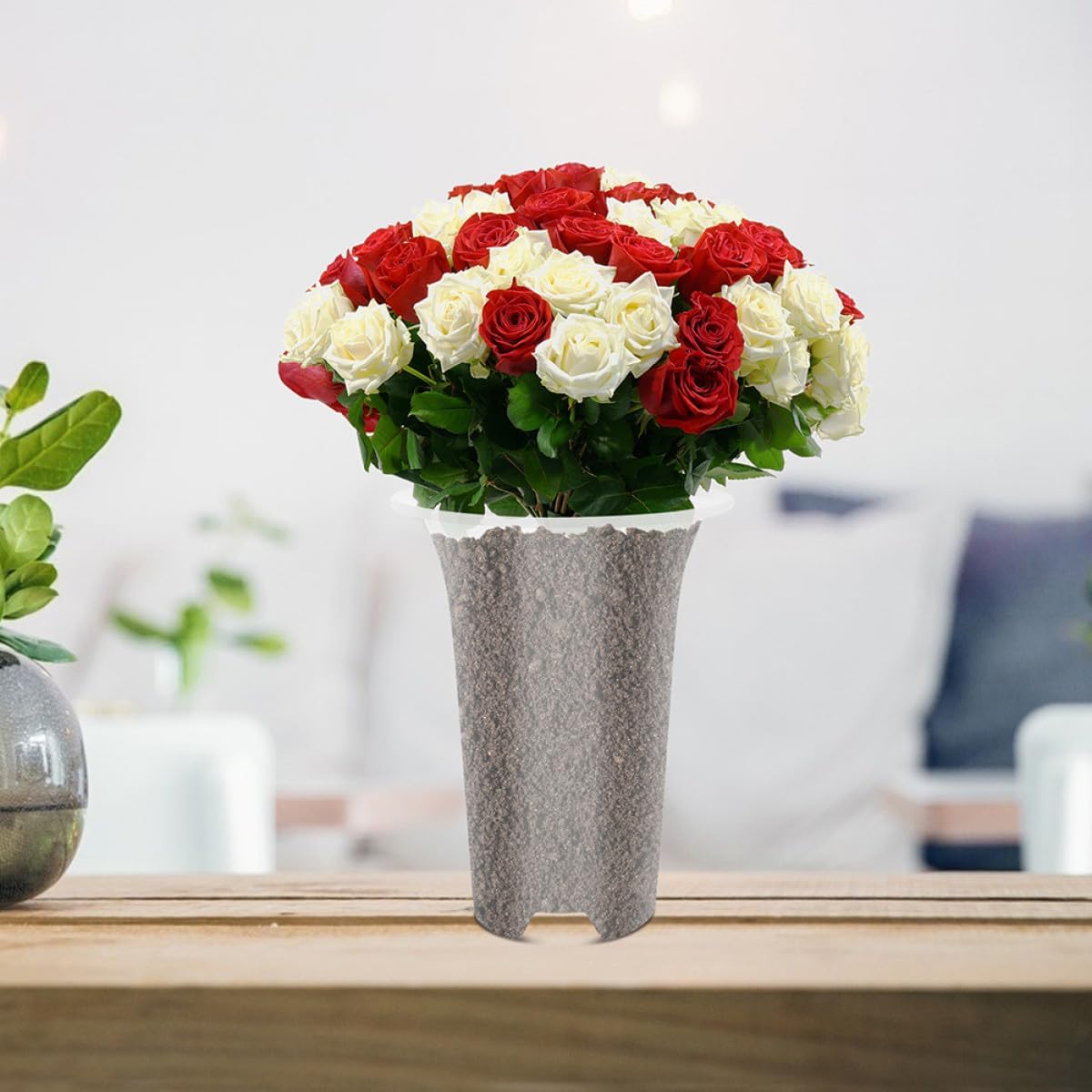 8pcs Orchid Planters with Side Vent Holes 6-inch Small Indoor Flower Pots for Garden Supplies and Desk Plant Holders