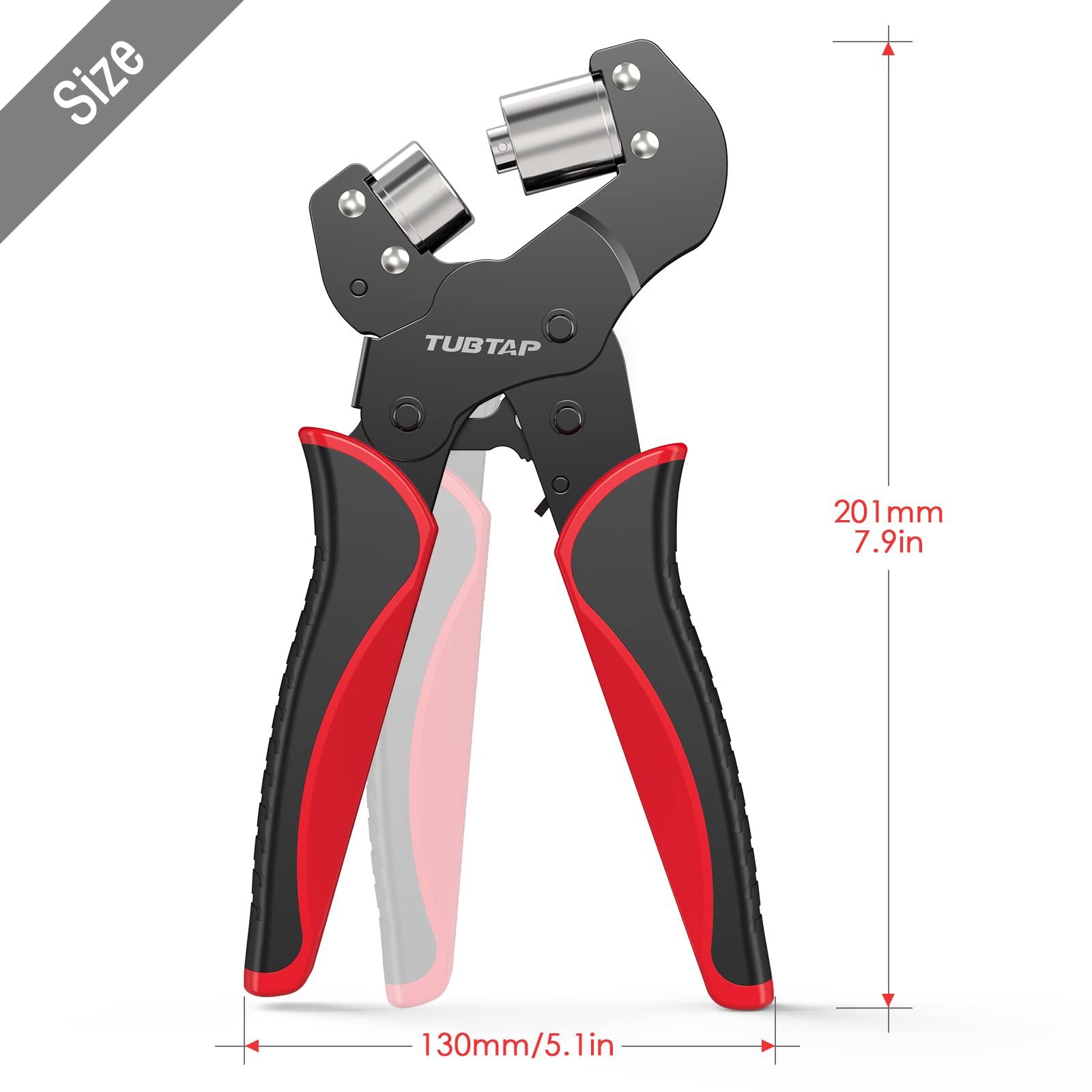 Profi Ösenzange Set Ösenzange-WerkzeugSet mit 500 Ösen (Ø 10mm) Ösenzange für Stoffe, Planen und Sonnensegeln