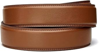 KORE Mens Full-Grain Leather Track Belt | 1-3/8 wide [no buckle]