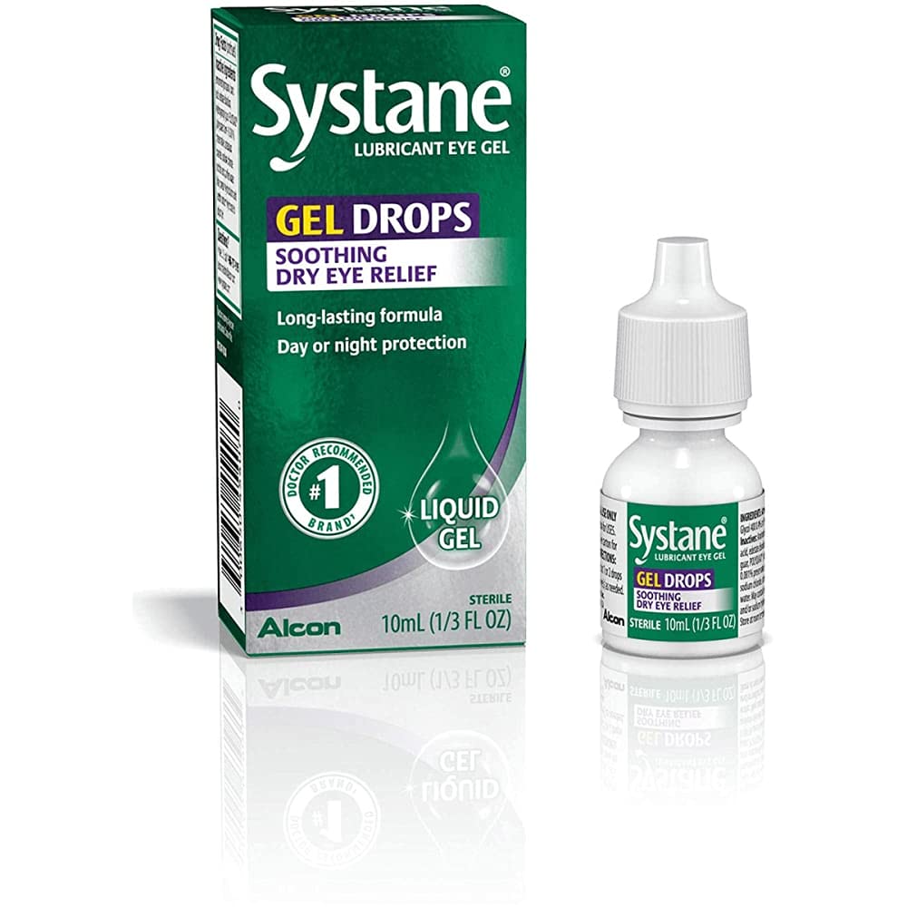 ALCON Systane Gel Drops Lubricant Eye Gel - Anytime Protection .33 Fl Ounce (10 Ml) Liquid