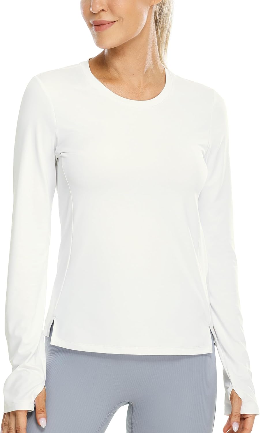 Maglia Sportiva Donna Manica Lunga Icyzone - Tshirt Traspirante Per Yoga, Running E Fitness - Foto 7