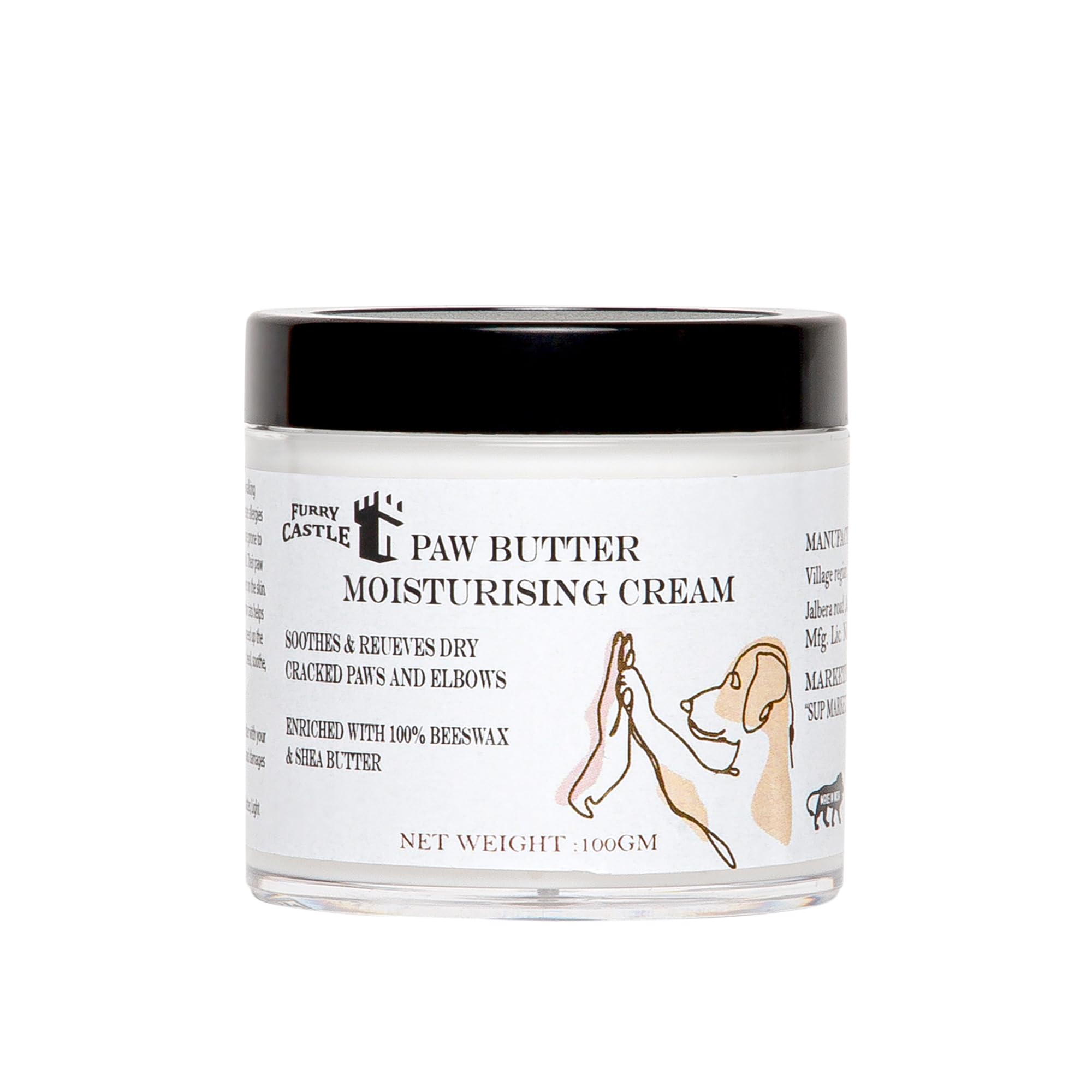 Furry Castle Paw Butter pet Cream for Dogs & Cats Relieve Irritated Skin | moisturize Dry Pads |Elbows & noses | Protect, heal, Soothe, and moisturize Your pups Paws. (Pack of 1) (B0CSG6WZXZ) Amazon Price History, Amazon Price Tracker