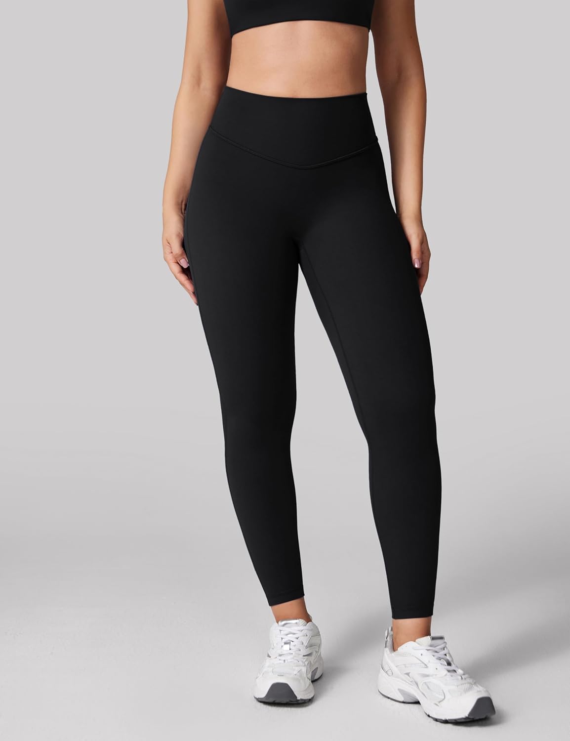 Hugcurve No Front Seam Hidden Scrunch Butt High Waisted Workout Leggings for Women Butt Lifting Yoga Pants Gym - 25'' - Image 5