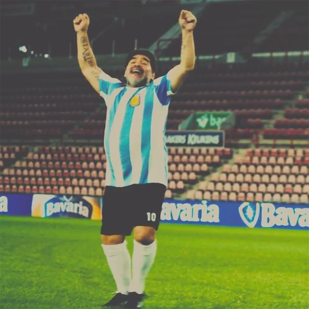 Copa Football Argentina Capitano Camiseta Hombre Blanco XS