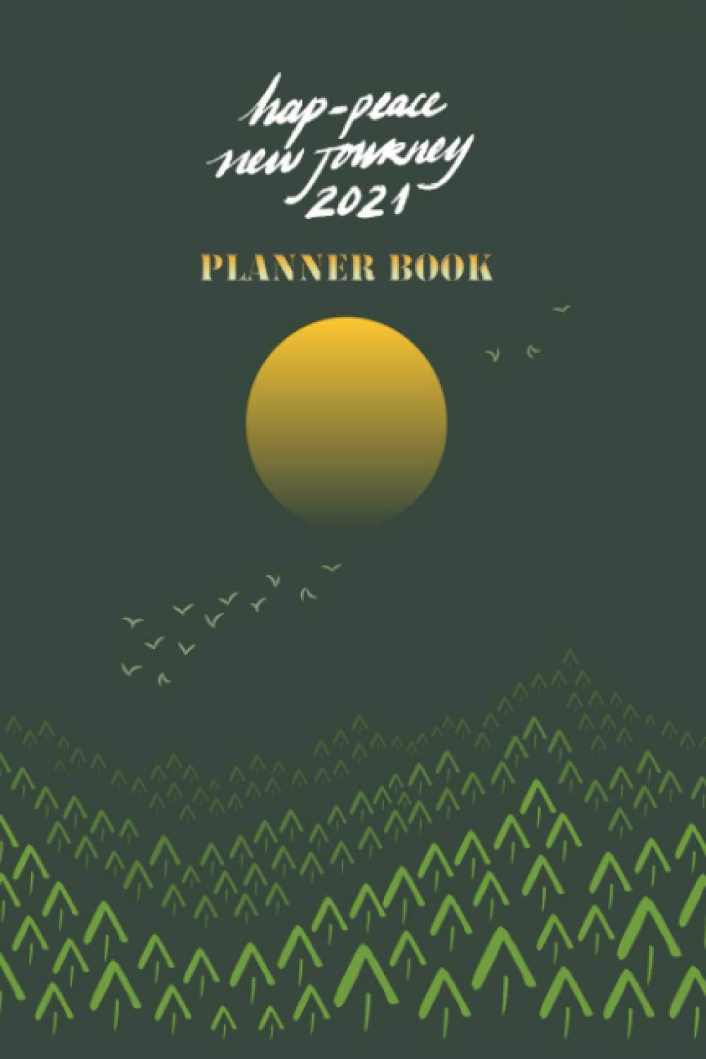 hap-peace new journey 2021 planner book: Make it better than 2020, 12 Months of Tracking