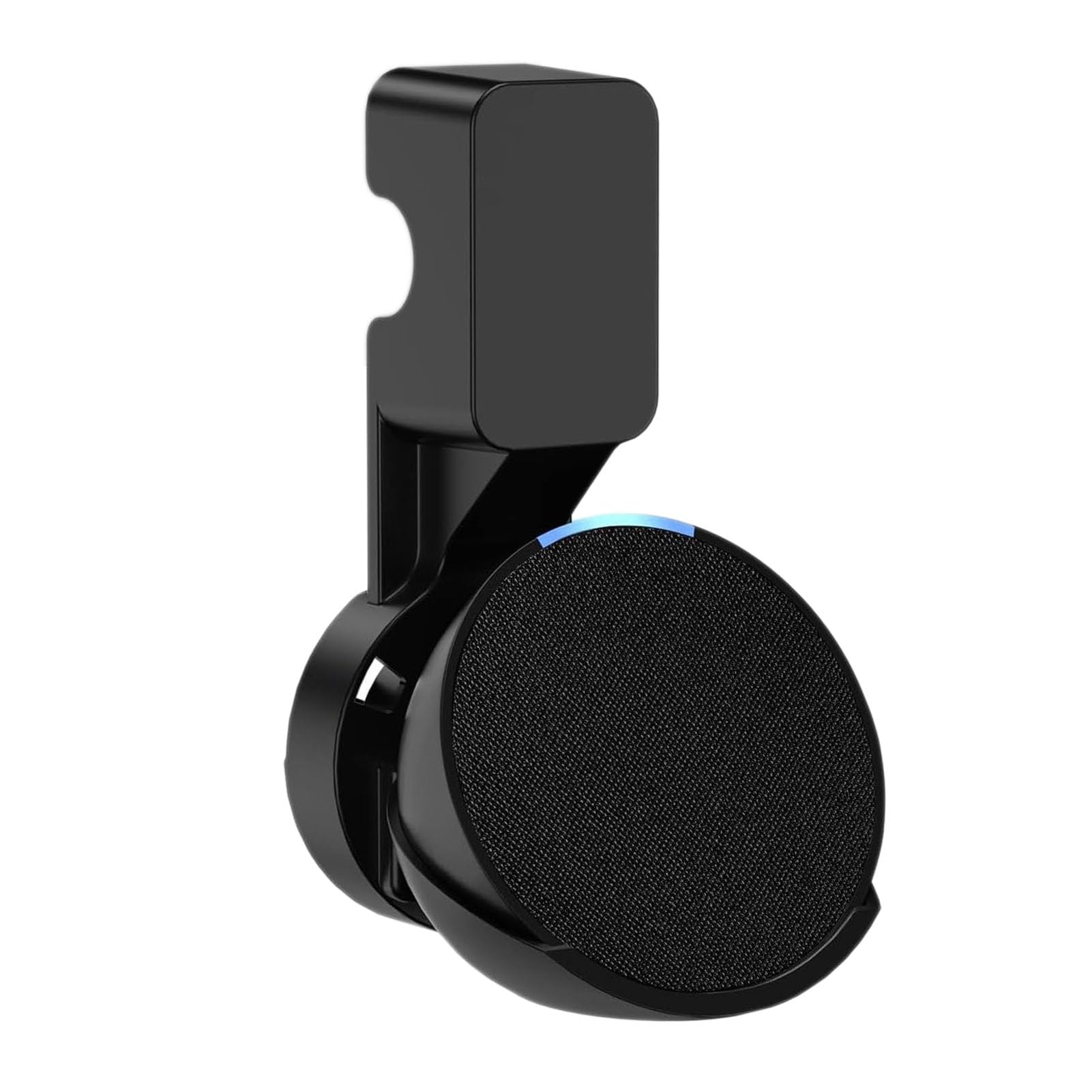 Soporte de Pared para Ech0 Pop, Smart Home Altavoces Stand Compatible con Ech0 Pop/Homepod Mini/Dot 4ª/5ª generación, Soporte de Enchufe de Pared con Gestión de Cables, Ahorro de Espacio (Negro)