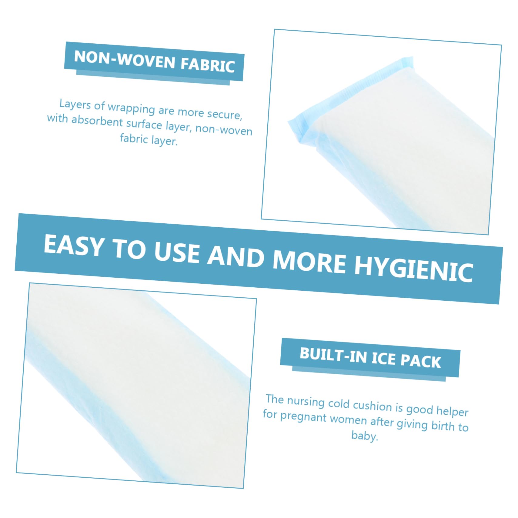 Tampone Freddo Post Parto Perineale in Gel Bianco, Confortevole