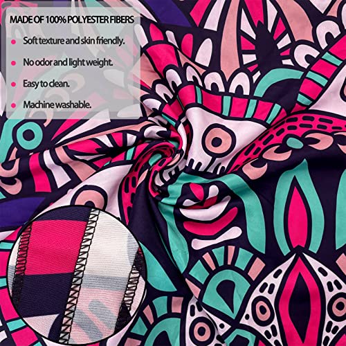 Sosolong Arazzo psichedelico con mandala bohémien