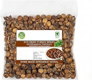 Sun Dried Turkey Berry I Sundakka Vathal I Without Salt Mixing – 100 Grams