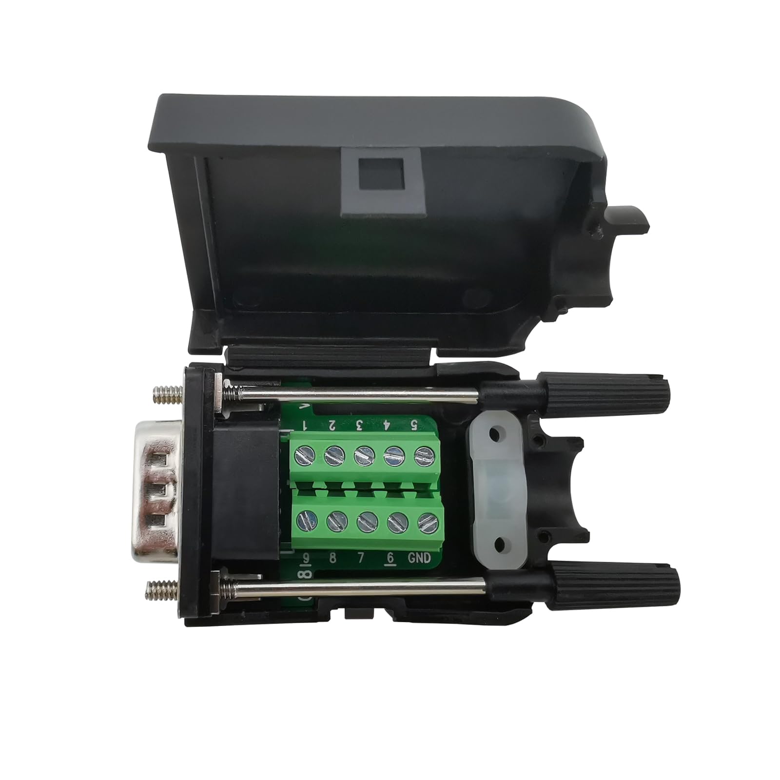 Connettore D-SUB Industriale Connettore DB9 Maschio Per Cablaggio - Breakout RS232 Con Custodia | 9 Pin D-SUB Breakout Cablaggio Com - Foto 3