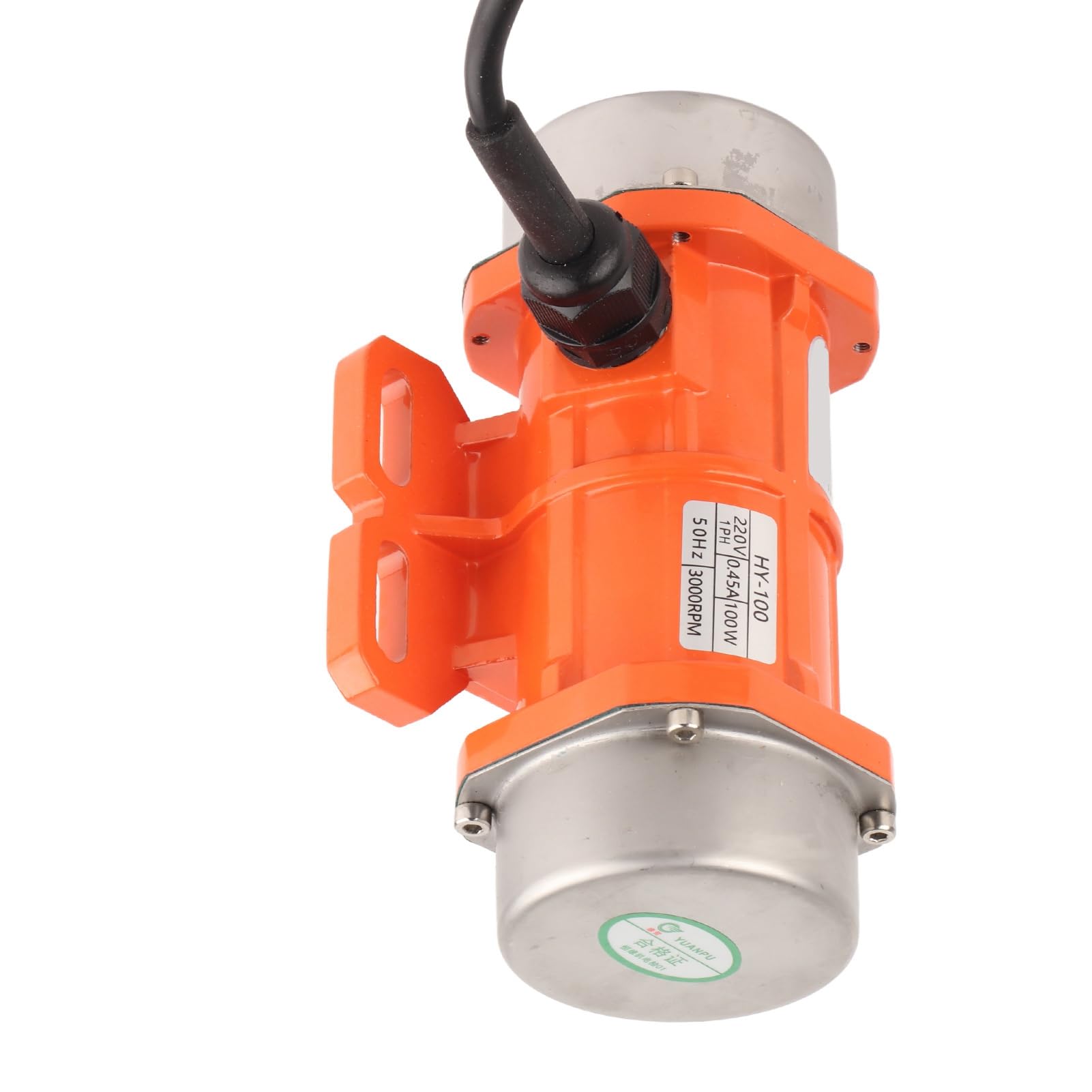 Motor Vibratorio con Carcasa de Aluminio de 220 V, 3600 RPM, Vibración Monofásica IP66, Hormigón Asíncrono Impermeable L Handlin S Caja de Aleación de Aluminio 3000 RPM para Mesa