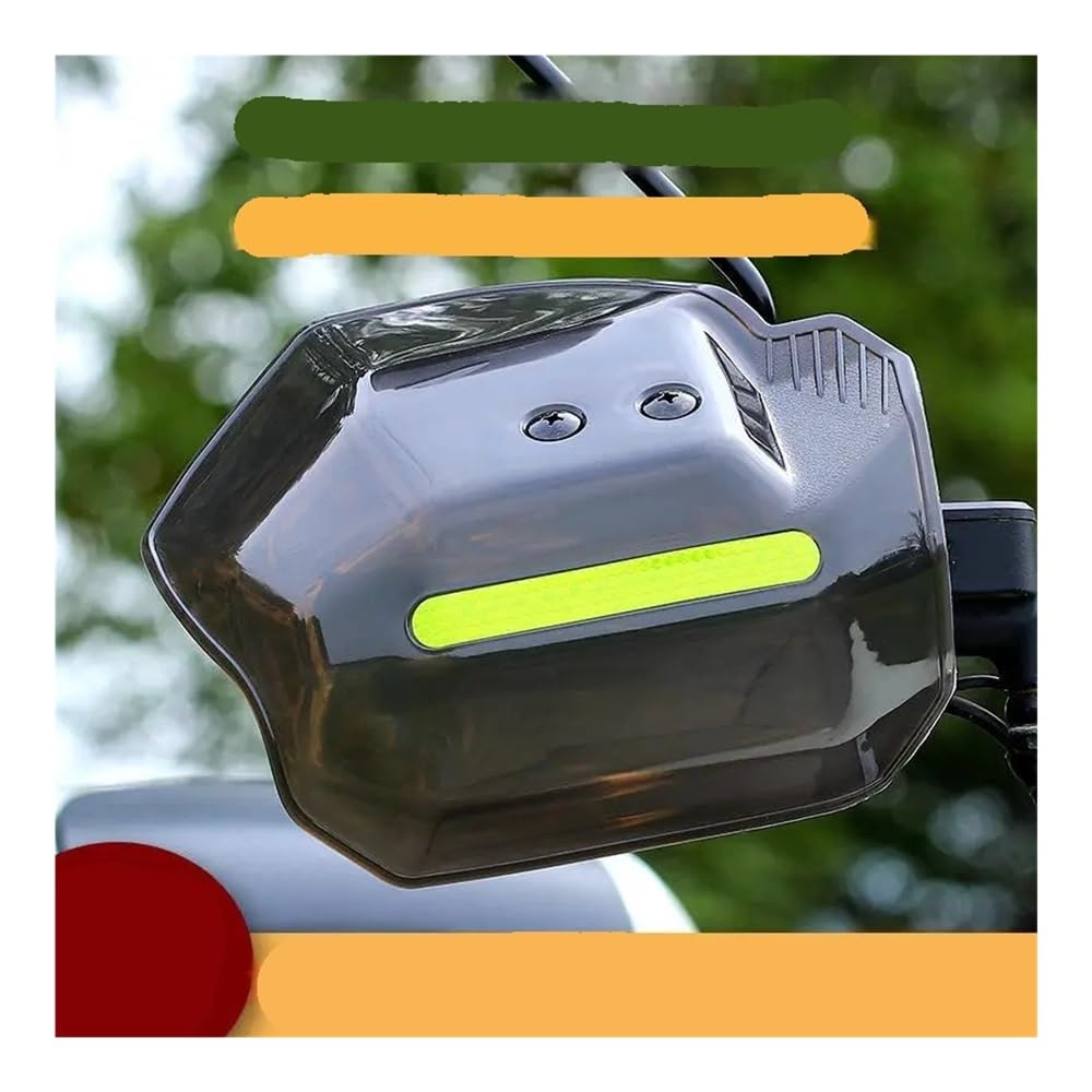 Protector Mano fácil Instalar y desmonta Motocicleta Scooter con Tira Reflectante Nocturna protección contra el Viento, la Lluvia Sol