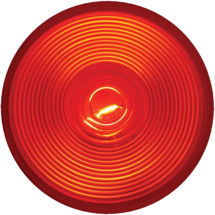 GG Grand General 80470 4 Inches Red Incandescent Sealed Light with Grommet & Pigtail
