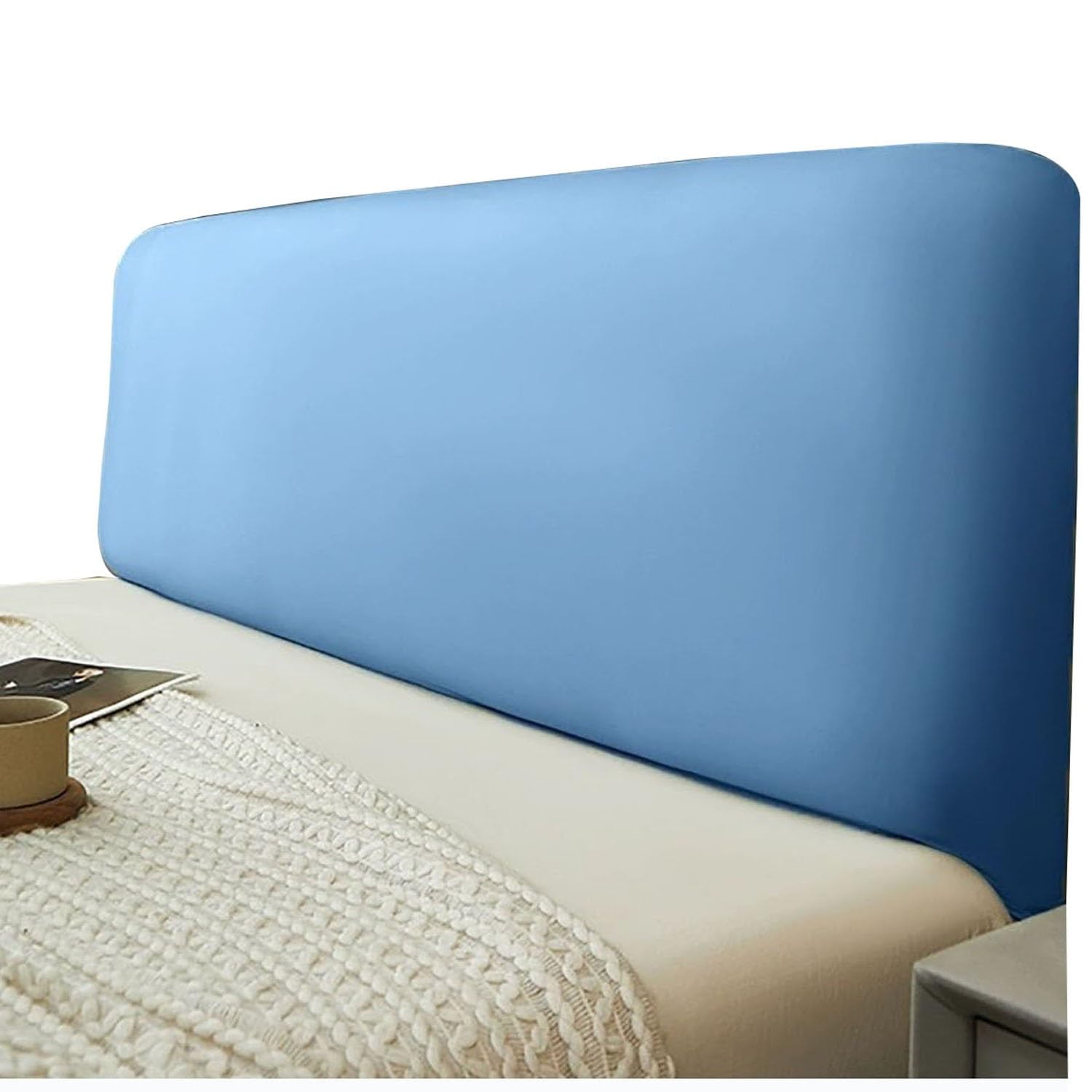 Bllmtear 7 Waterproof Bed Headboard Cover For California King Twin Queen Full Bed Head Board Slipcover Protector For Dormitory Bedroom Decor(,140-160Cm/55-63In)