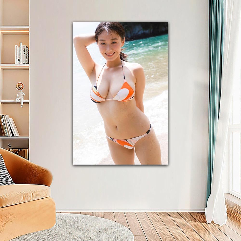 Amazon.co.jp: 髙野真央（たかのまお） 水着写真のポスター 可爱 mao