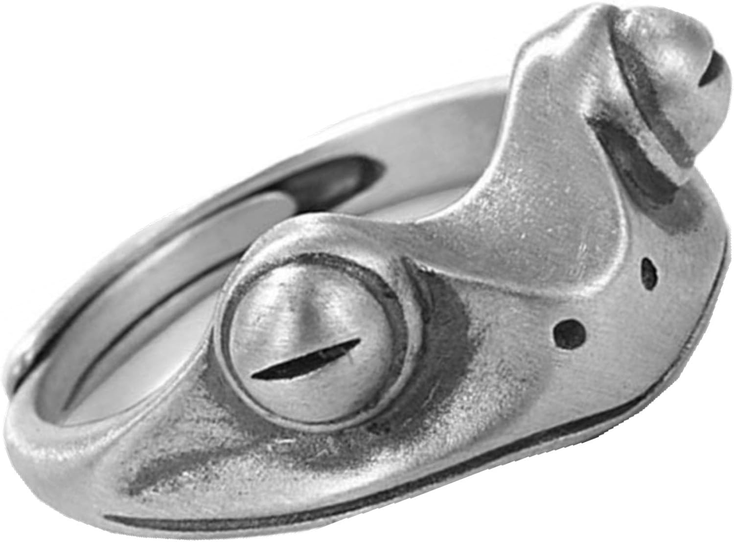 Hamibus Frog Ring, Frog Rings for Women, frog rings sterling silver, Frog rings jewelry Adjustable Ring Party Girls Party (silver)