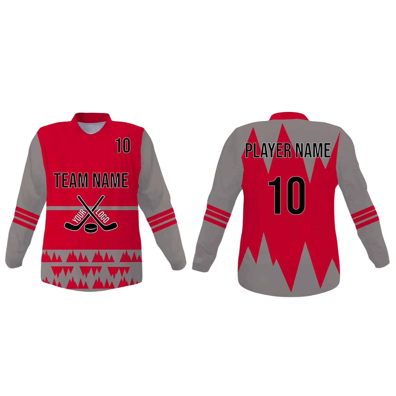 SGS Sports Gear Custom Hockey Jersey, Personalized Reversible or Standard Design with Name &amp; Number, Hockey Jersey