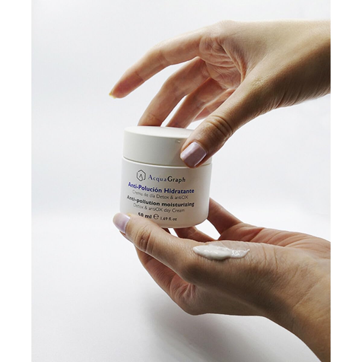 Crema de día Detox and antiOX con Ingredientes de origen natural, Crema hidratante facial mujer Antipolución, Reafirmante. Crema antiarrugas mujer apto para todo tipo de pieles. 50ml