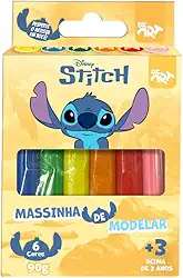 DAC - Massinha de Modelar com 6 Cores - Stitch