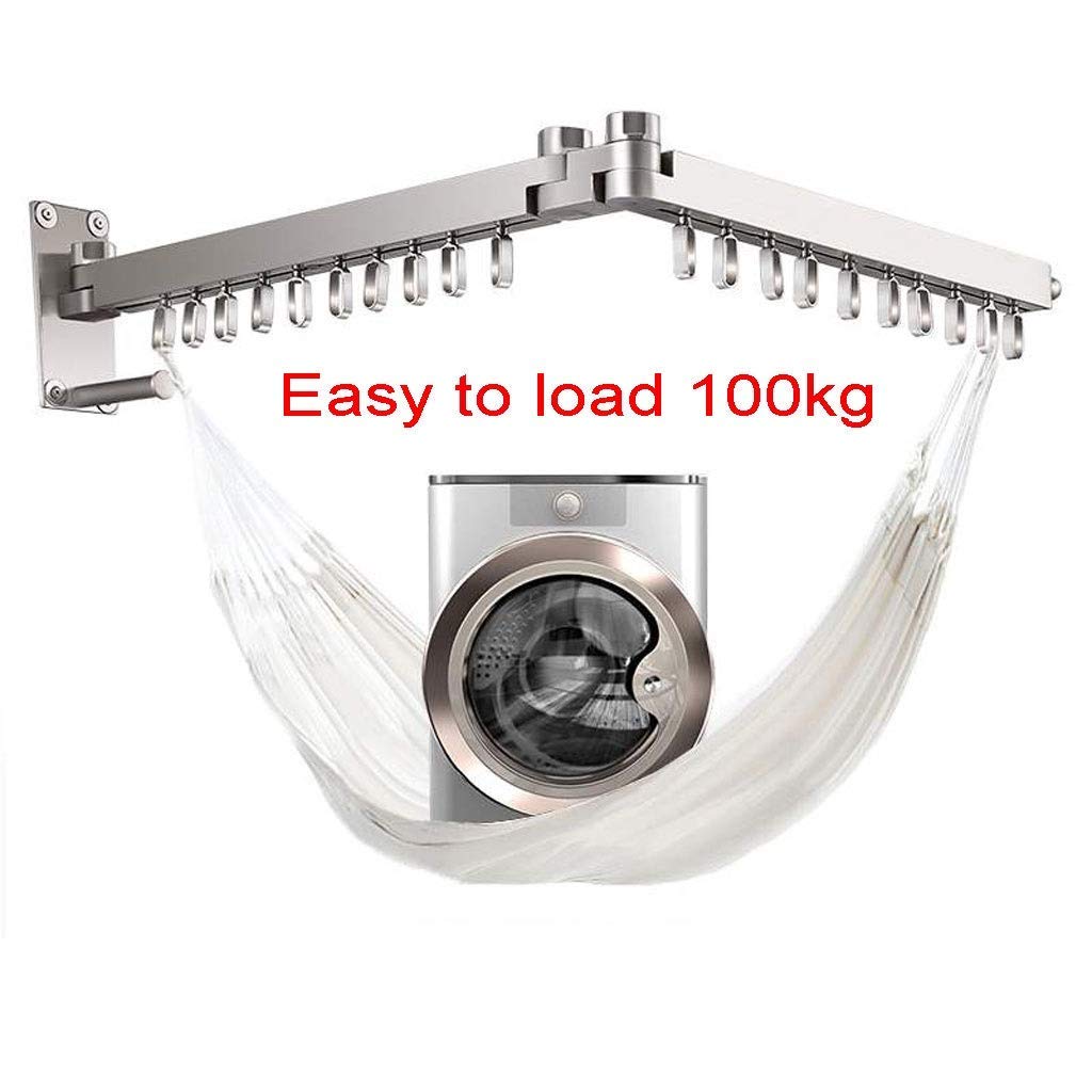 Questo stendibiancheria Teleclip Wall Dryer Pieghevole Estensibile per Il bucato, salvaspazio, Robusto Appendiabiti per Asciugamani da Bagno in Acciaio Inossidabile.