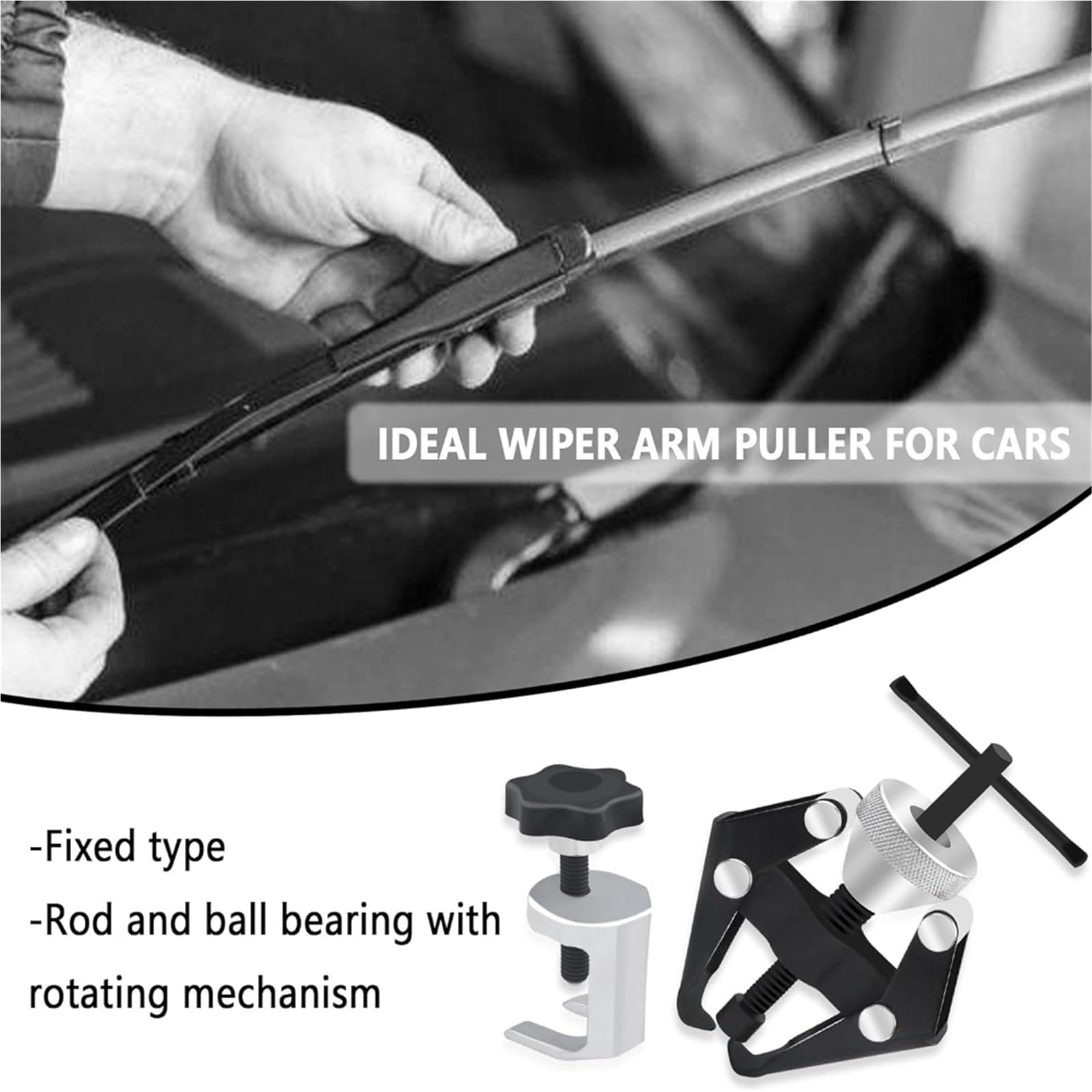 Parti dello Strumento di Riparazione dell'estrattore del Rullo rimozione Parabrezza Cuscinetto Braccio tergicristallo dell'auto 1-4 Pezzi(A 4Pcs)