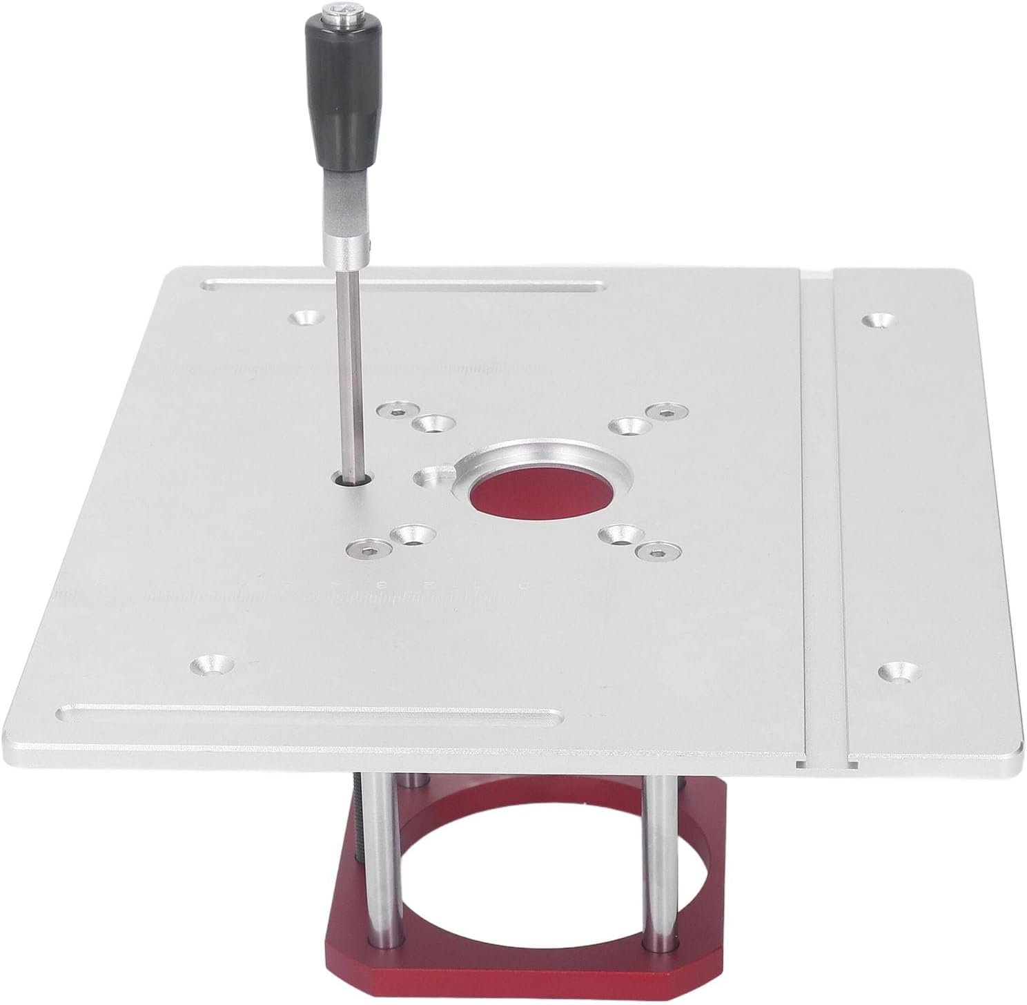 Adjustable Height Lift Base, Flip Board, Precise CNC Milling, Aluminum Alloy, Compatible with 64 65mm Tools, Quick Installation for Woodworking Projects