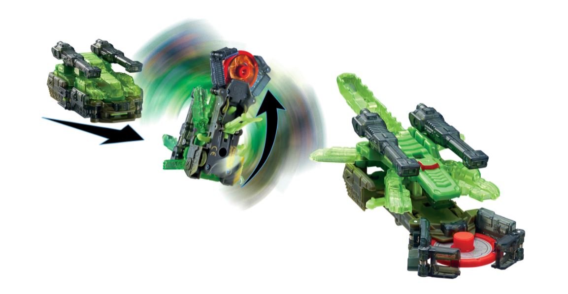 Screechers Wild Level 2 Crocshock Flipping Morphing Toy Car