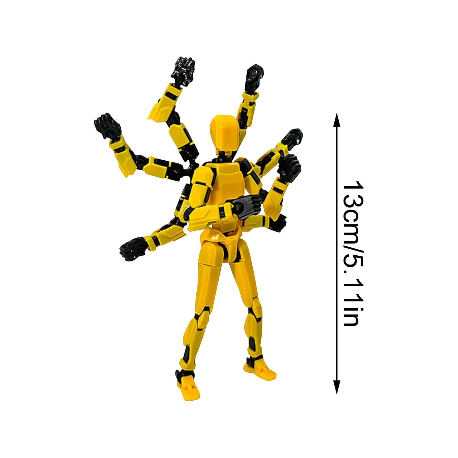 T13 Action Figure Assembled Action Figure Accessories Multi Joint Movability Mechanical Doll Model 3D Printed Toys - Image 6