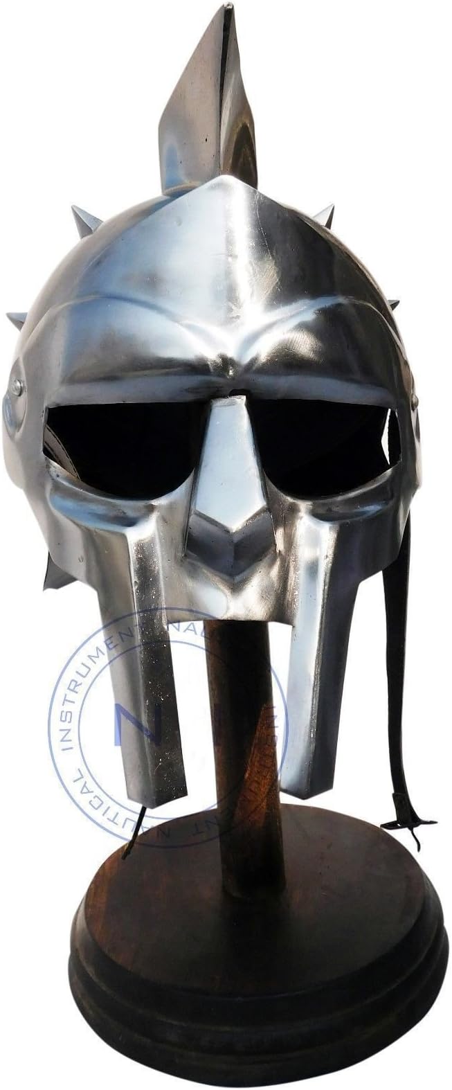 Gladiator Armour Helmet Viking Mask Spectacle Roman Medieval Helmets With Stand