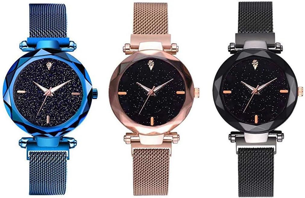 TIMESPACE TIMESPACE Analogue Men's Watch (Pack of 3) ( Multicolored Dial & Strap )