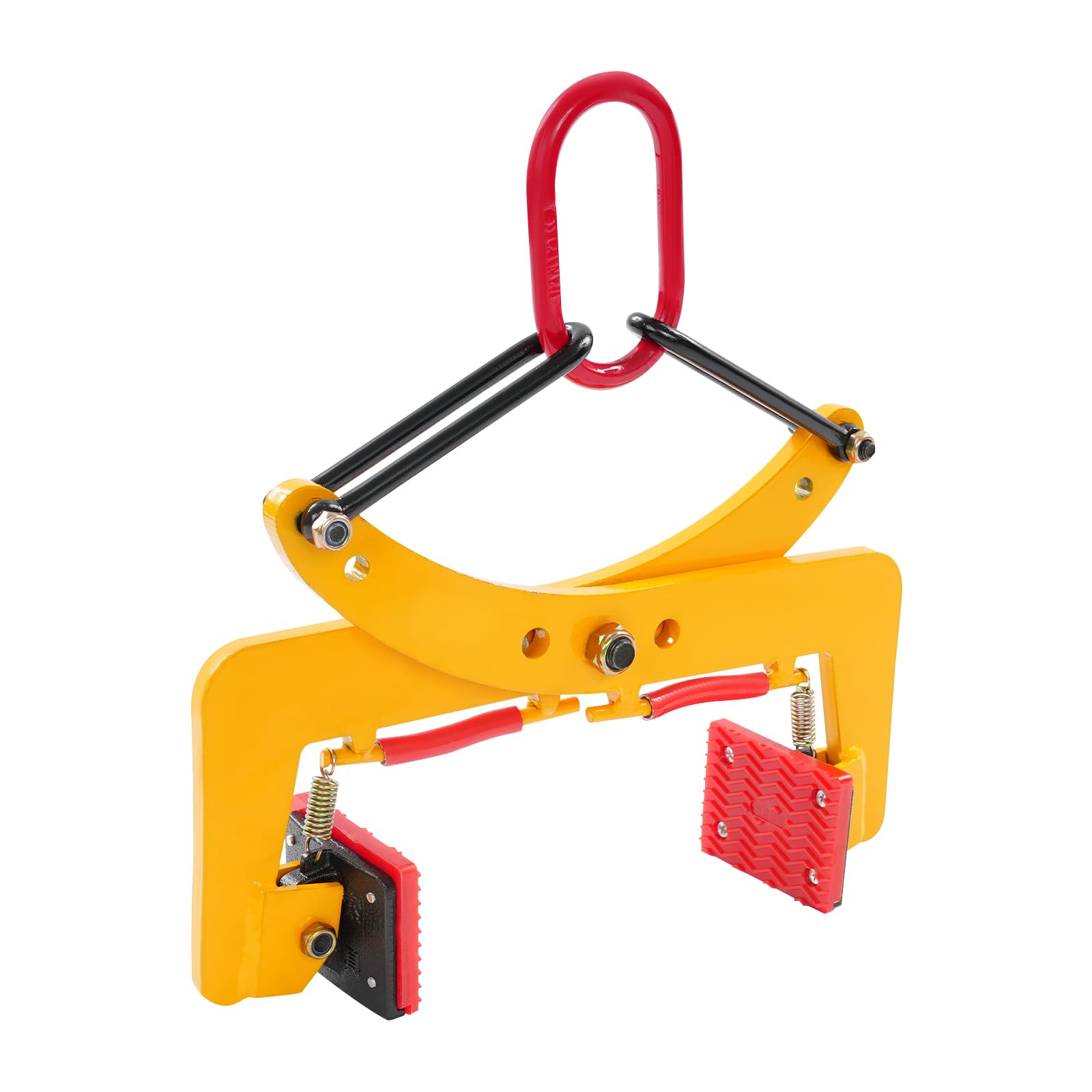 Supporto per mattoni da 280 kg, pinza da 8 – 30 cm, in gomma regolabile, morsetto per pietra in acciaio al manganese (280 kg-gancio/maniglia per il trasporto (6 – 8 – 10 pollici)