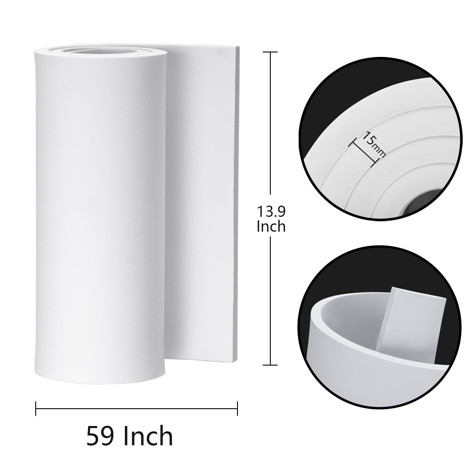 White 15mm EVA Foam Sheets - Image 2