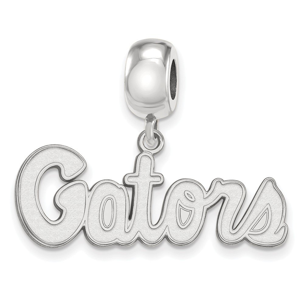 Florida Bead Charm Small (1/2 Inch) Dangle (Sterling Silver)
