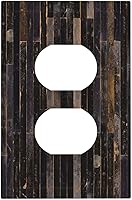 Vista 92 de Placa de pared doble basculante de mármol azul, cubierta decorativa de interruptor de luz de 2 cuadras, moderna acuarela degradada, arte de tinta