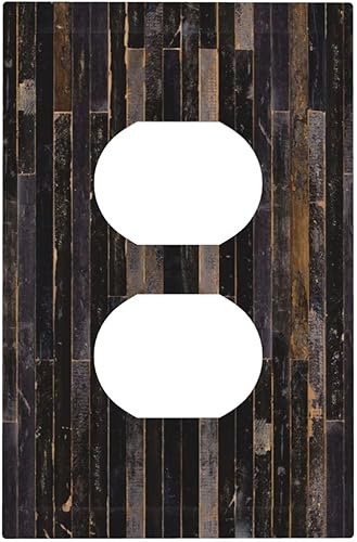 Miniatura 92 de Placa de pared doble basculante de mármol azul, cubierta decorativa de interruptor de luz de 2 cuadras, moderna acuarela degradada, arte de tinta