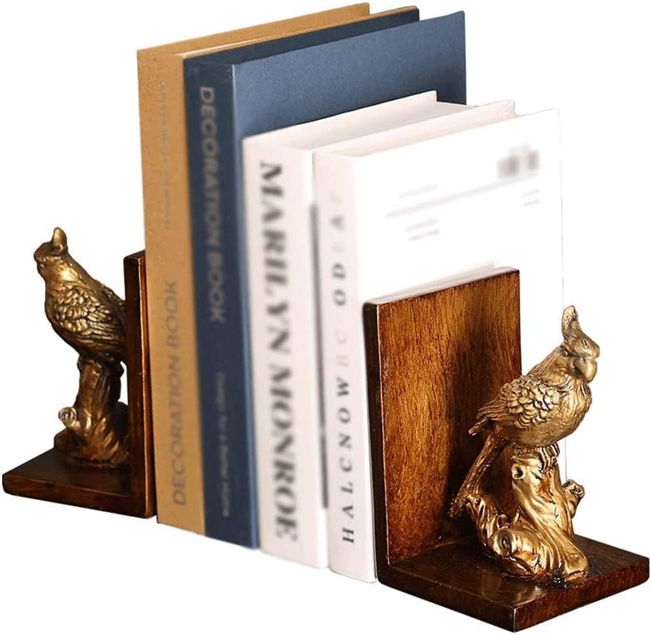 ブックエンド ブックエンド 樹脂ブックストッパー 滑り止め & 滑り止め ホールドブック アートデザイン 装飾ブックエンド