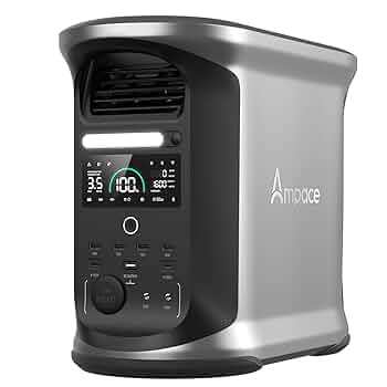 Ampace Andes 1500 ポータブル電源 1462Wh Ampace Andes 1500 ポータブル電源 - 高容量1500Wh アウトドア