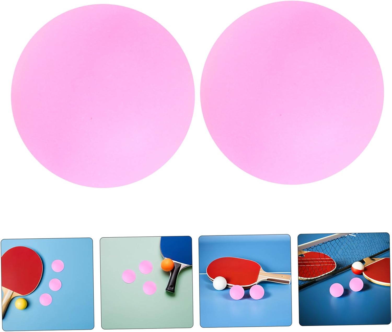 150pcs Pink Seamless Table Tennis Balls for Training Entertainment Plastic Game Competition Balls for Raffle Sports Serving Machines Party Activities and Hand-Eye Coordination