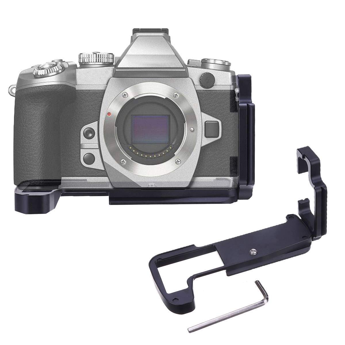 Quick Release L Type Plate Aluminum Alloy Vertical Vertical Bracket with Hand Grip for Olympu O-MD E
