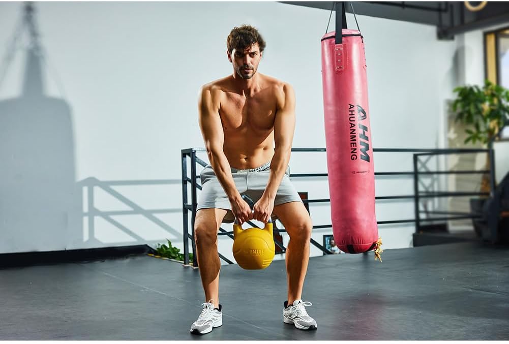 NIMENJOJA Mens 5.5" Athletic Gym Shorts Cotton Workout Jogger Sweat Shorts with Upgrade Premium Zipper Pockets and Drawstring - Image 3