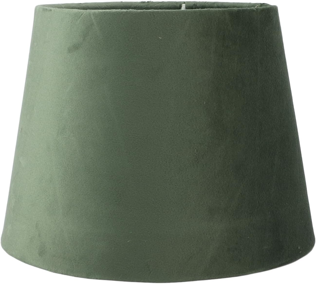 Table Lamp Shade, Modern Easy Install Bottom Diameter 8.5 Inch Fabric Lampshade, E27 E14 Dual Use for Home (OD Green)